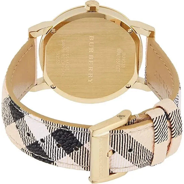 Burberry's The City Haymarket Yellow Gold Women's Watch