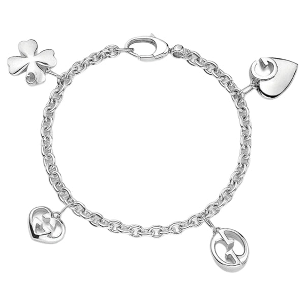 Gucci Women's Lucky Charms Sterling Silver Bracelet