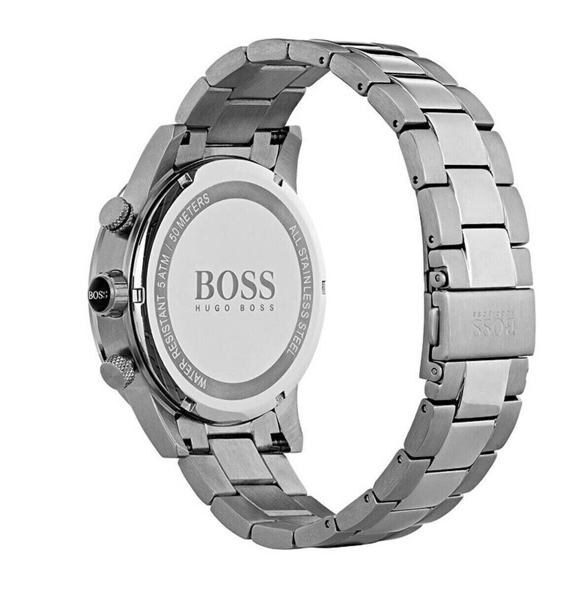 Hugo Boss Rafale Chronograph Silver Dial Men's Watch 1513511