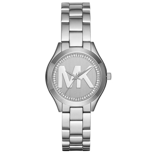 Michael Kors Mini Slim Runway Silver Dial Women's Watch MK3548