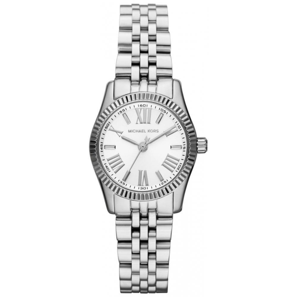 Michael Kors Petite Lexington Silver Dial Women's Watch MK3228